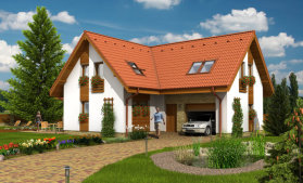Vizualizace domu Věrka